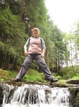 SX18228 Jenni stradling stream in Blaen y glyn.jpg